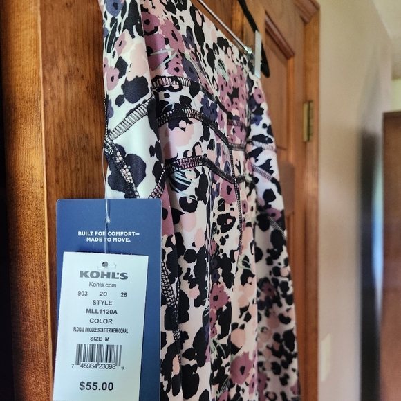 Marika Ankle Length Floral Pring Leggings Size Medium - Picture 5 of 5